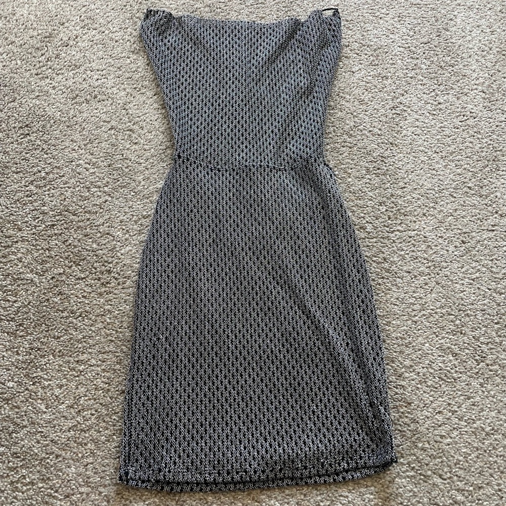 XS Silver/Metallic Cocktail Dress
